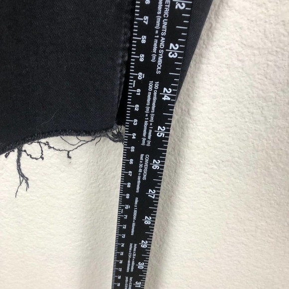 Zara Black Straight Leg Jeans with Floral Embroidery - Picture 11 of 15